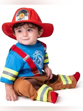 Baby Firefighter Costume (12–18 Months) 🚒